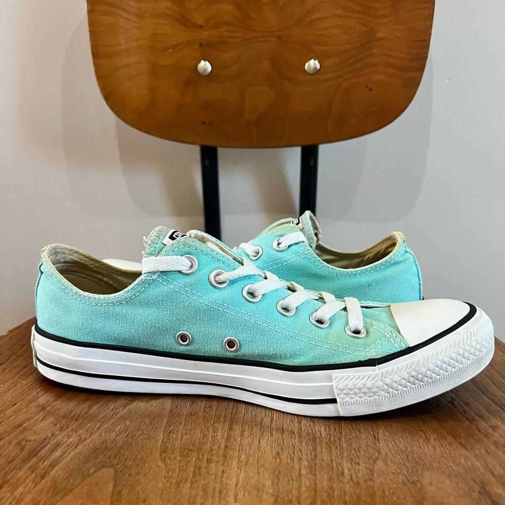 Converse Turquoise Sneakers - Picture 7 of 11
